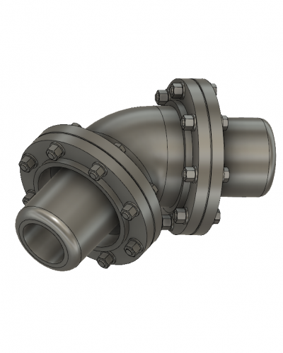 Cast 45 Degree Elbow