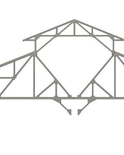 HO Scale Roof Truss for OHF