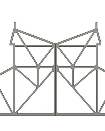 HO Scale Roof Truss