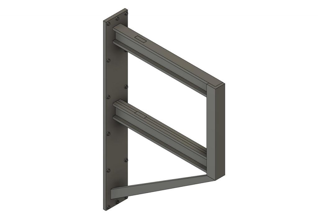 U Line Pipe Rack Wide Pipe Rack – Tully Models