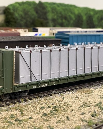 Bulkhead Flat Car Chemical Totes