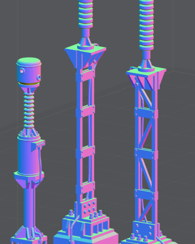 Single Pole Tower Isolator Assortment