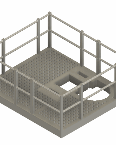 Bucket Elevator Leg Platform