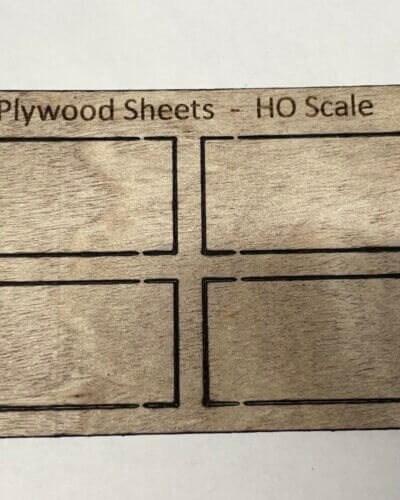 HO Scale 4x8 Plywood