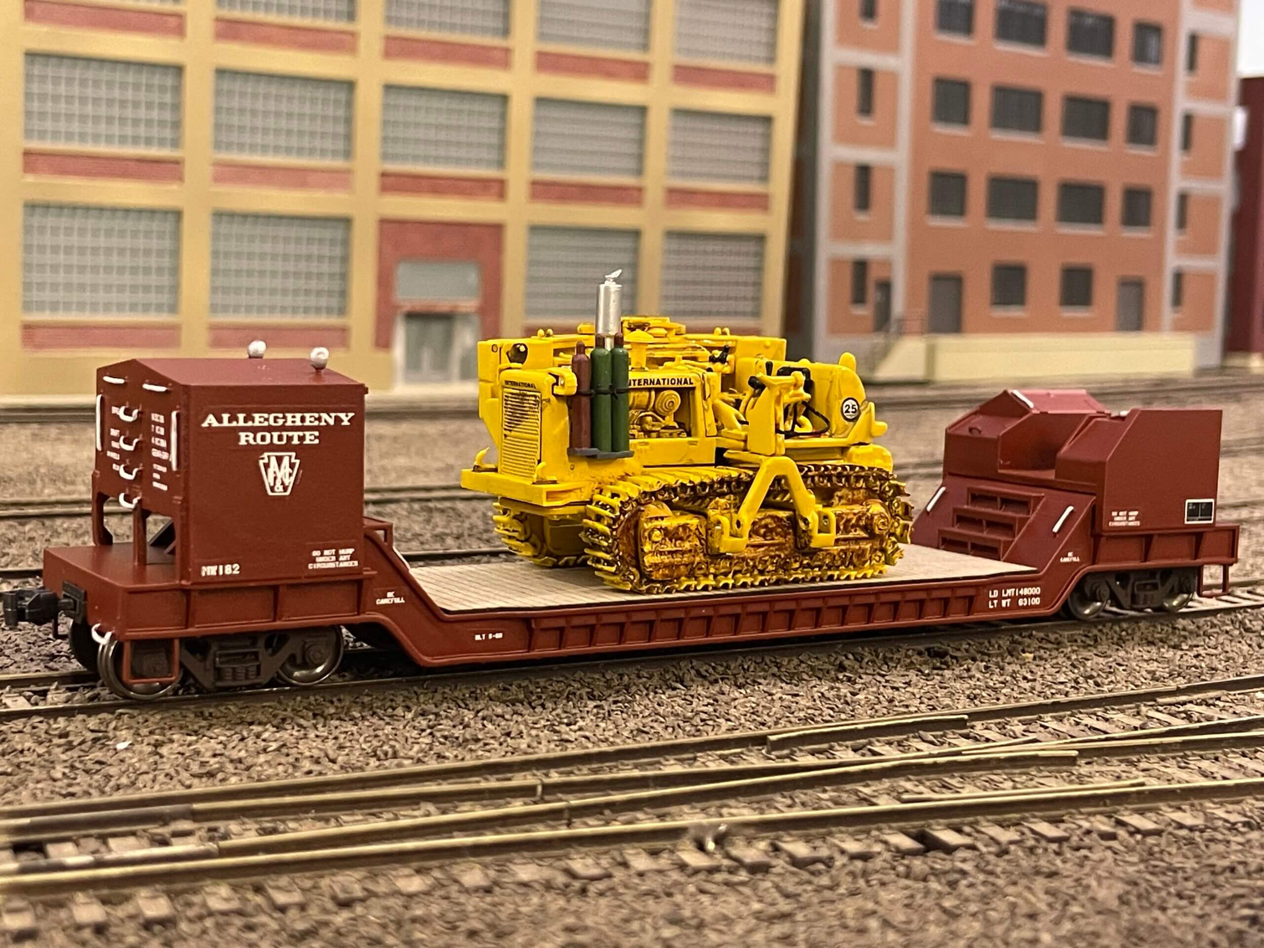 Allegheny Route Bulldozer Flatcar